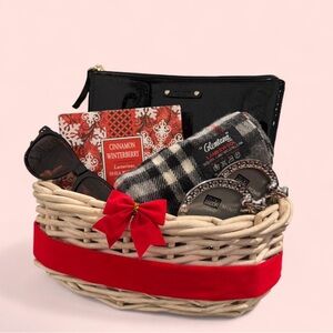 Winter Gift Basket (Kate Spade, Tommy Hilfiger, 100% wool, etc.)